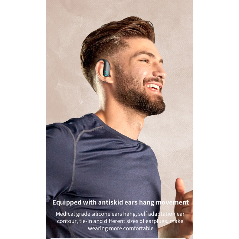 VICLOOK COD G37 Olahraga Bluetooth TWS Earphone Tahan Air Bass Penuh Flash Pengisian Headset Nirkabel Tanpa Penundaan Dengan Mikrofon Hensed Bluetooth Full Bass