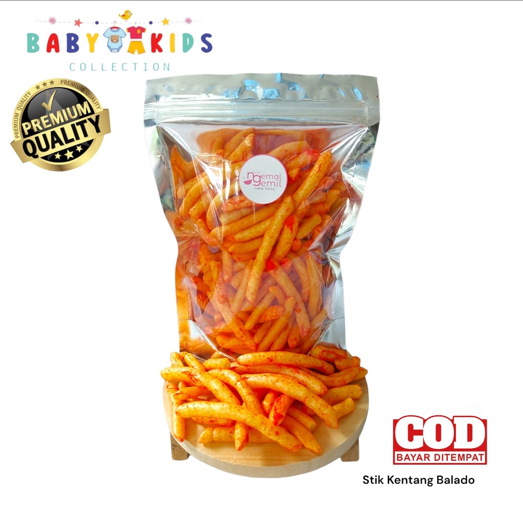 

Stik Kentang Balado Homemade SPicy Potato Stick Kualitas Premium