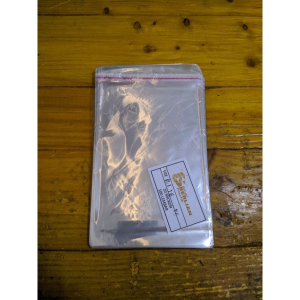 plastik opp 11 x 16cm 20mic