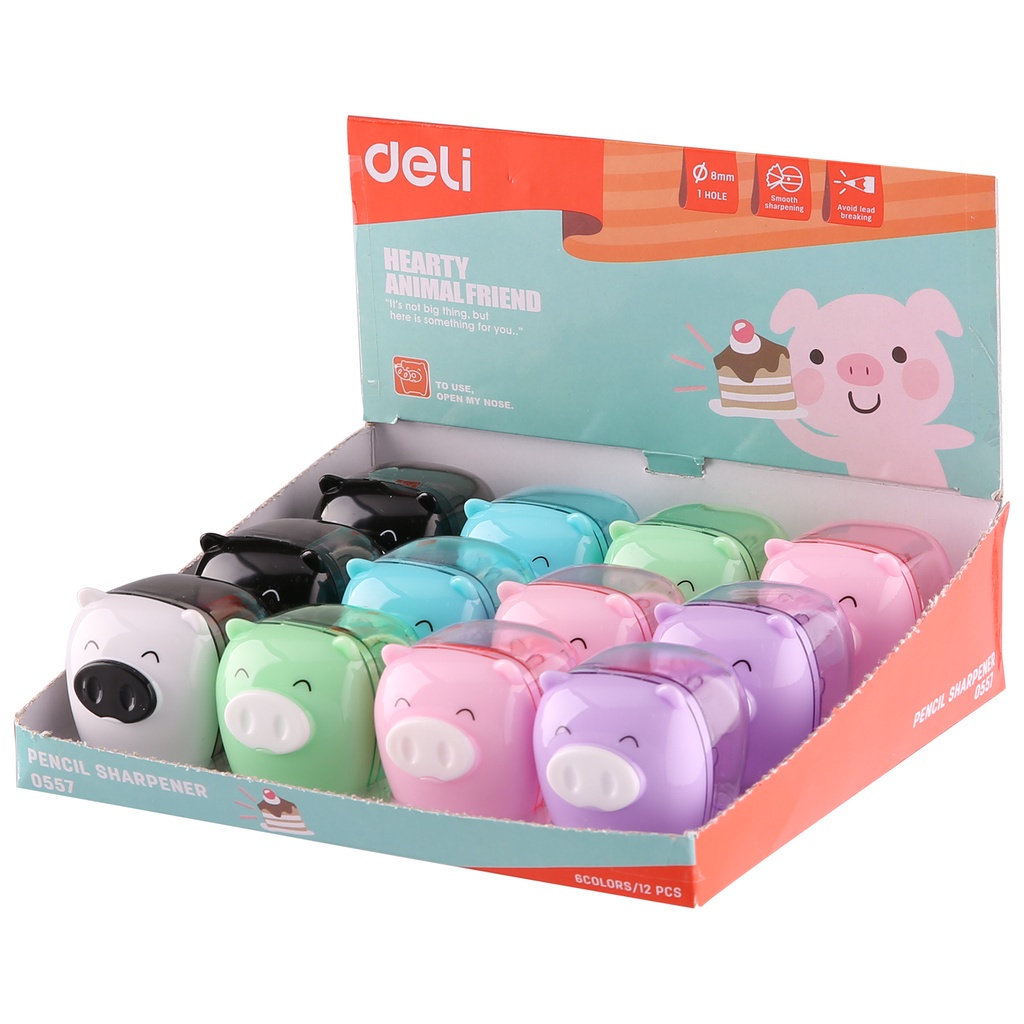 

Serutan Deli Bentuk Babi 1 lubang - E0557