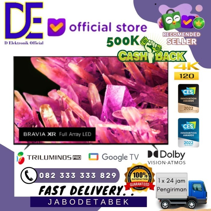 SONY BRAVIA XR-55X90K LED TV 55 INCH X90K 4K 120Hz ANDROID TV XR55X90K