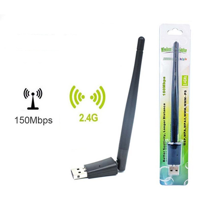 (COD)MT 7601 Sinyal wifi desktop tanpa wayar USB menerima pemancar set-top kotak lagu permintaan kartu jaringan mesin