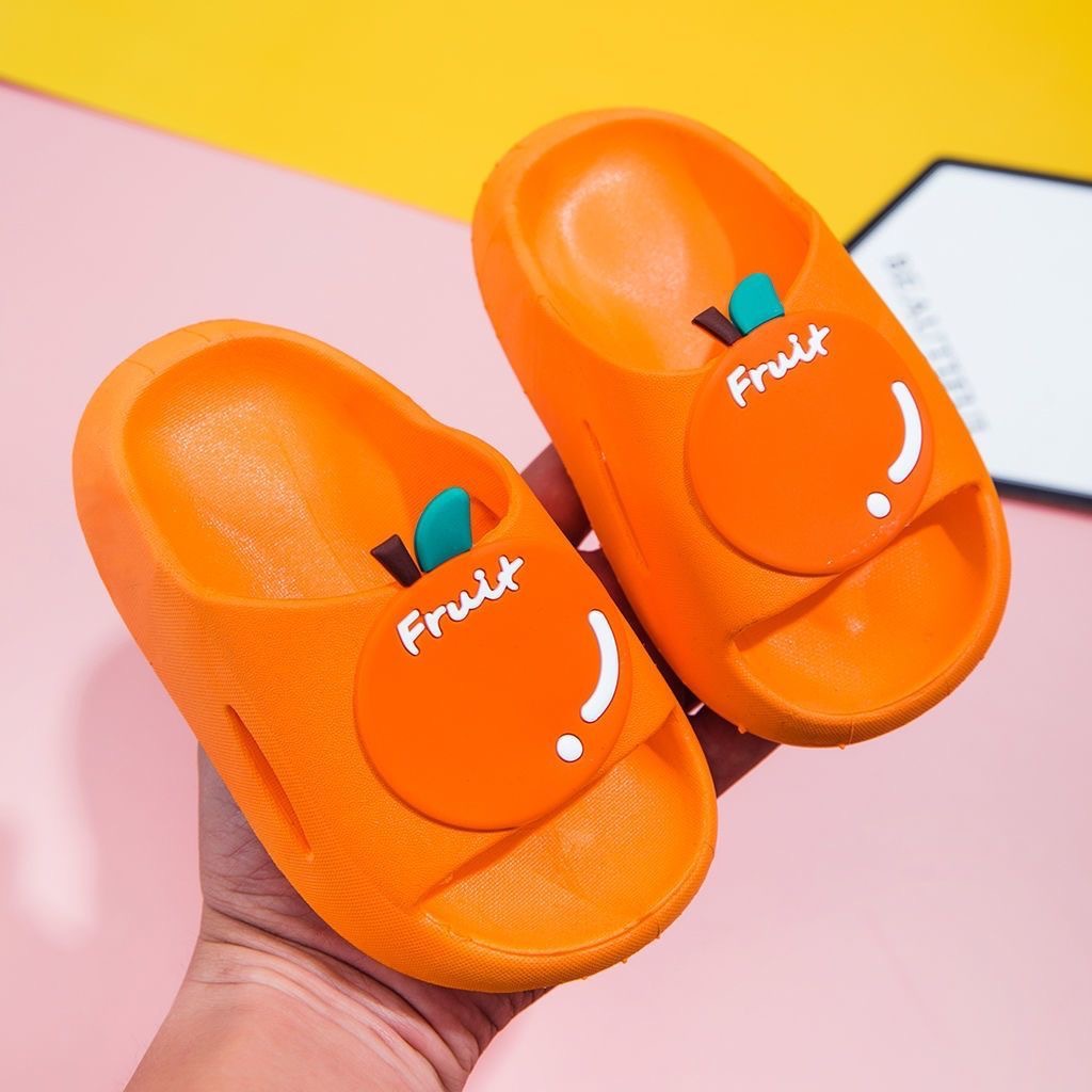 LittleAaron BEBE FRUIT 238 Sandal Slop Bayi Anak IMPORT Motif Karakter Buah Lucu Laki-laki Perempuan Bahan Bagus Nyaman Di Pakai Harga