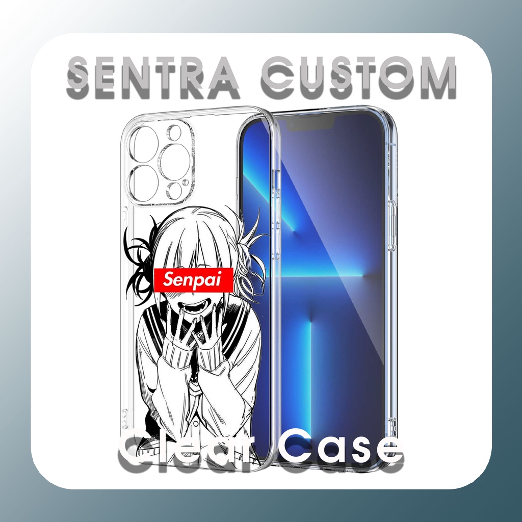 Clear Case IPHONE 7 8 7PLUS 8 PLUS X XS Karakter Kartun Anime SENPAI