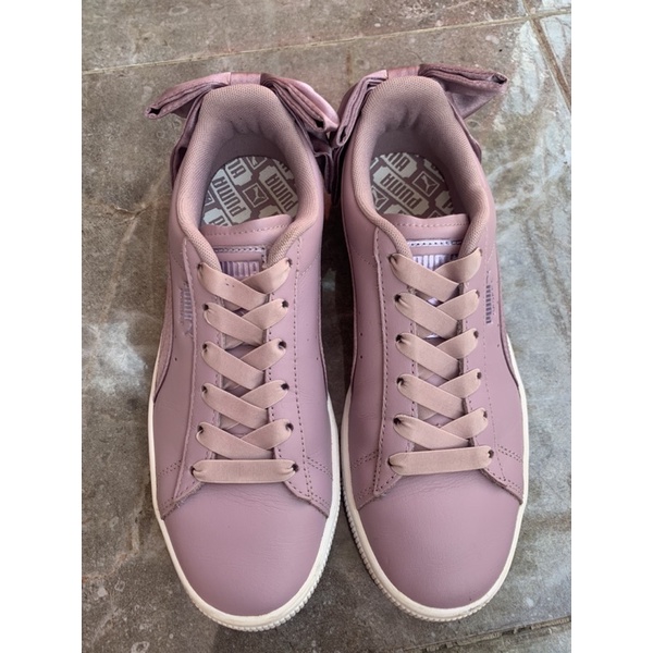 Puma Leather Basket Bow Original Preloved