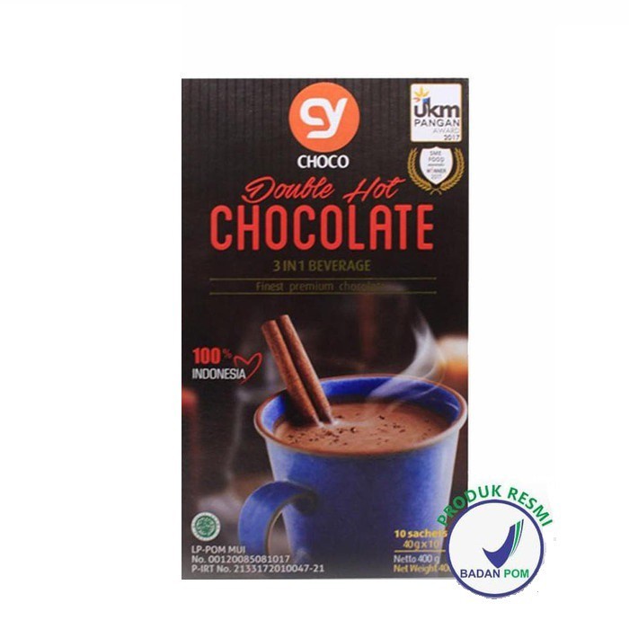 Khas Jaya CY Choco Double Hot Chocolate 3 in 1 / box