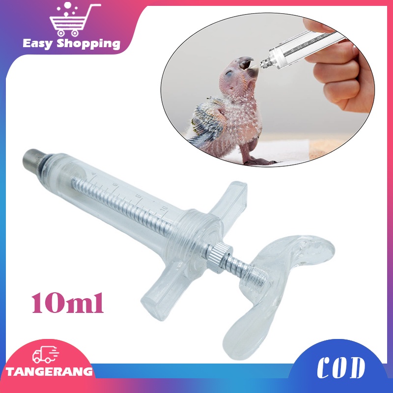 Spuit Mika 10ml Alat Suntik Spuit Syringe Suntikan Tabung Hewan Suntikan Parfum Vaksin Ayam Sapi Domba Babi