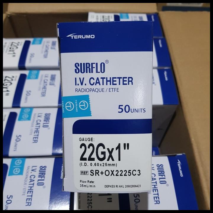 Surflo Terumo / Abbocath Terumo  20G 22G 24G Perbox