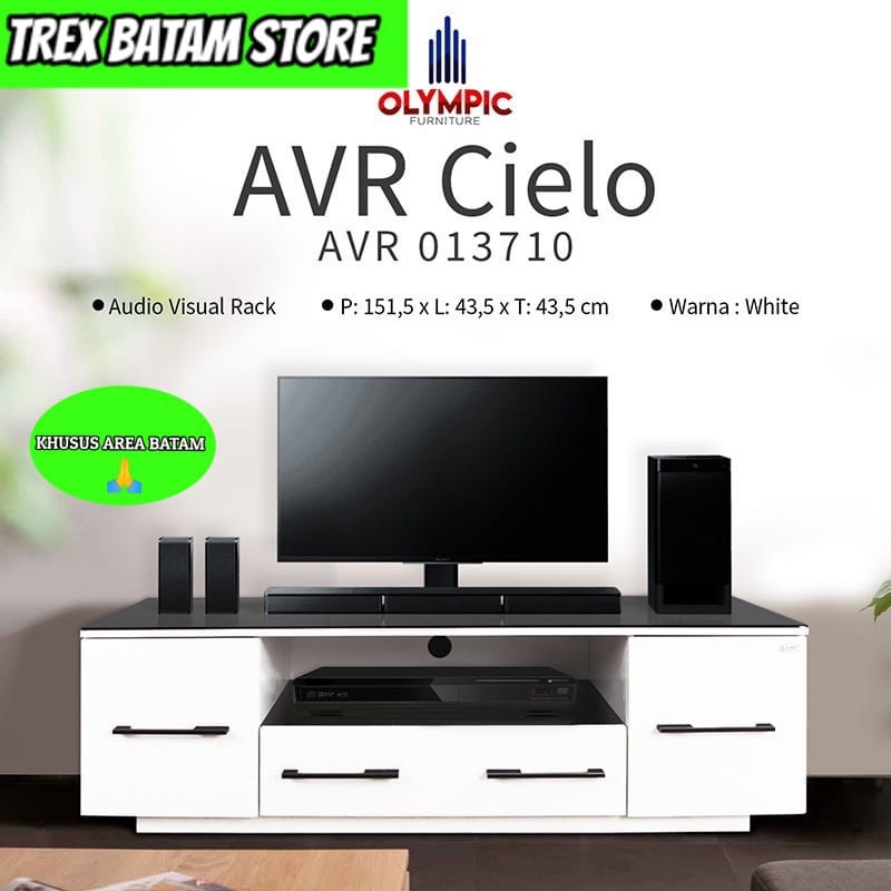 OLYMPIC AVR CIELO RAK TV MEJA TV (BATAM)