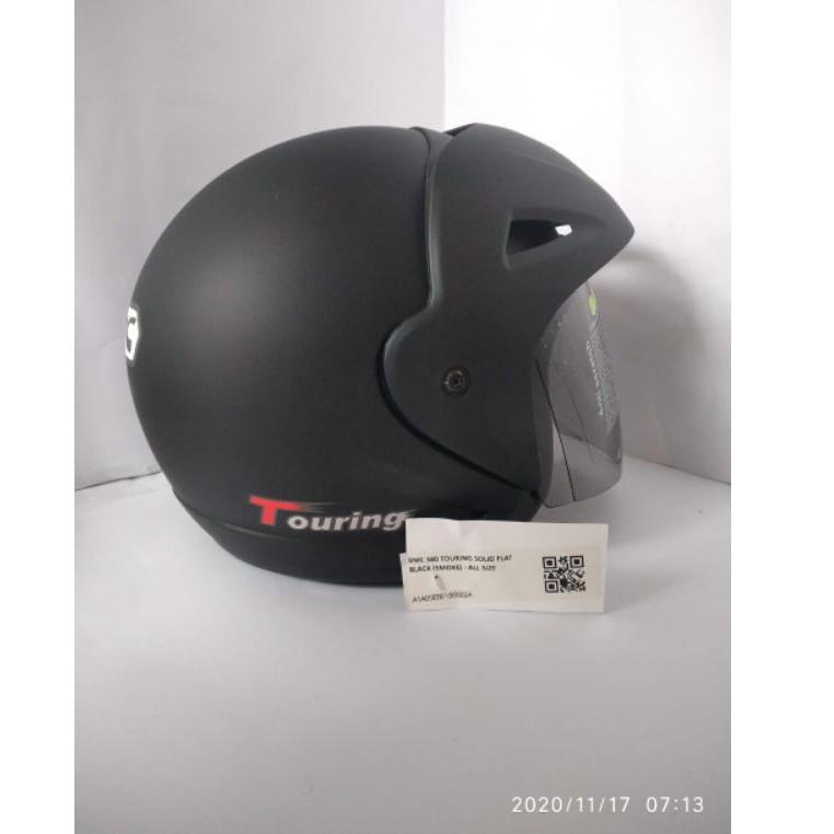 HELM BMC TOURING HITAM DOFF BMC TOURING 380 BLACK DOFF ORIGINAL {BJN.22De22g}