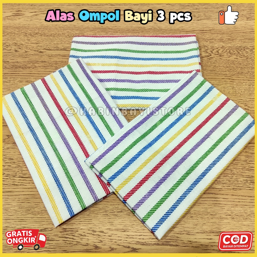 3 Pcs Alas ompol lap bayi newborn