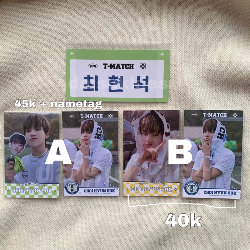 PHOTOCARD PC HYUNSUK TMATCH