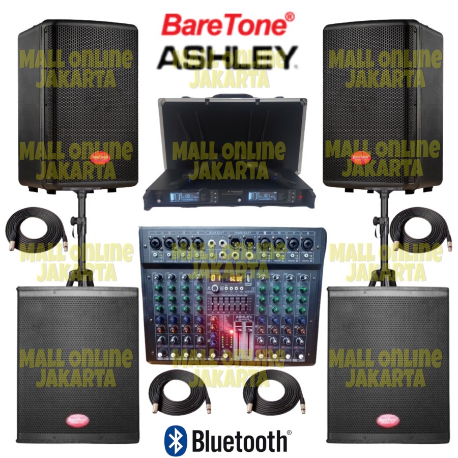 Paket baretone 15 inch sound system lapangan outdoor subwoofer 15 inch