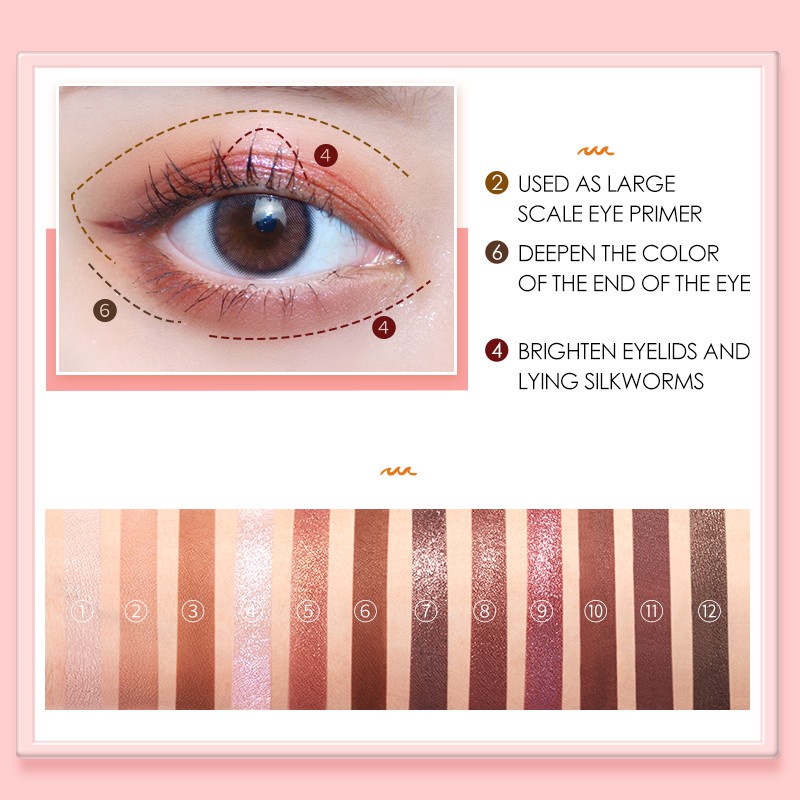 FOCALLURE Eyeshadow Palette kosmetik alis High Pigment And Smooth Powder Long Lasting Eyeshadow Palette Shimmer Nud Eyes