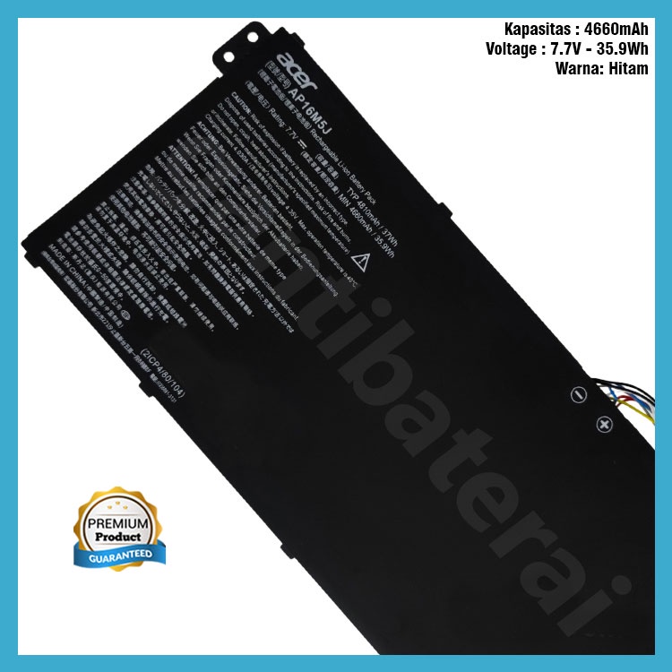 Ori Baterai Acer Aspire 3 A315-33 A315-41 A315-54 Ap16m4j AP16M5J