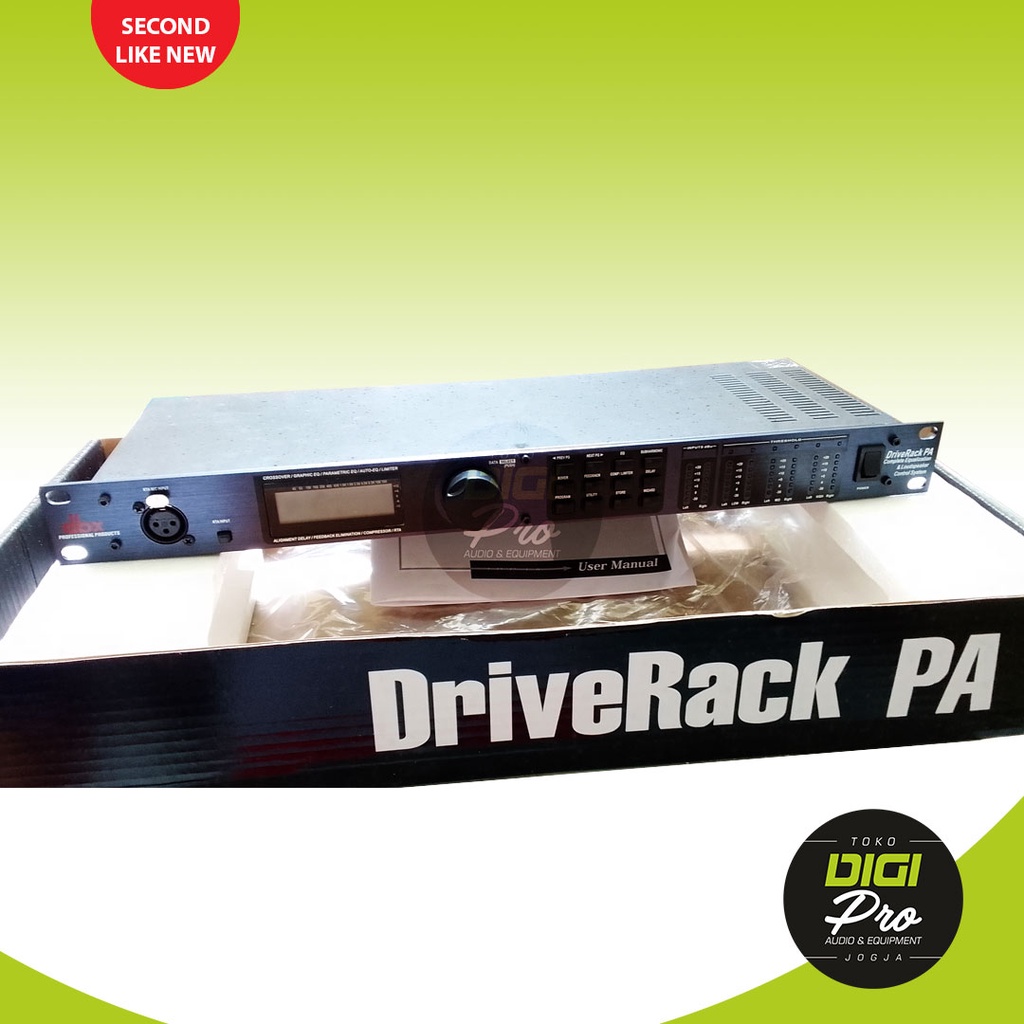 dbx DriveRack PA 260 Speaker Management DLMS dbx 260 Crossover Digital
