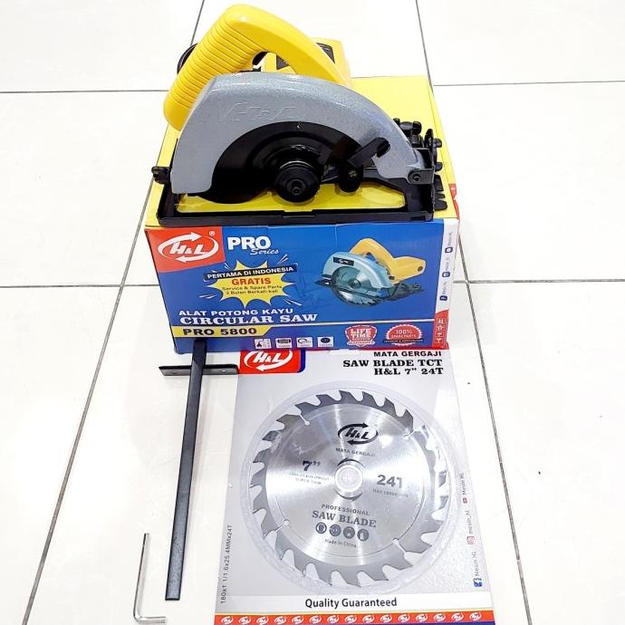 MESIN CIRCULAR SAW 7" HL 5800 / MESIN POTONG KAYU 7" HL 5800 harif11 Kualitas Baik