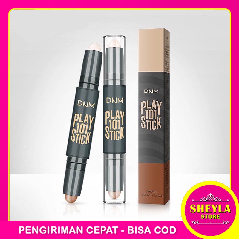 DNM/Lameila Face Stick 2 Head / Concealer Highlight Contouring Shading Make Up Dua Sisi / Facestick Pembentuk Lekukan Wajah / TS-121