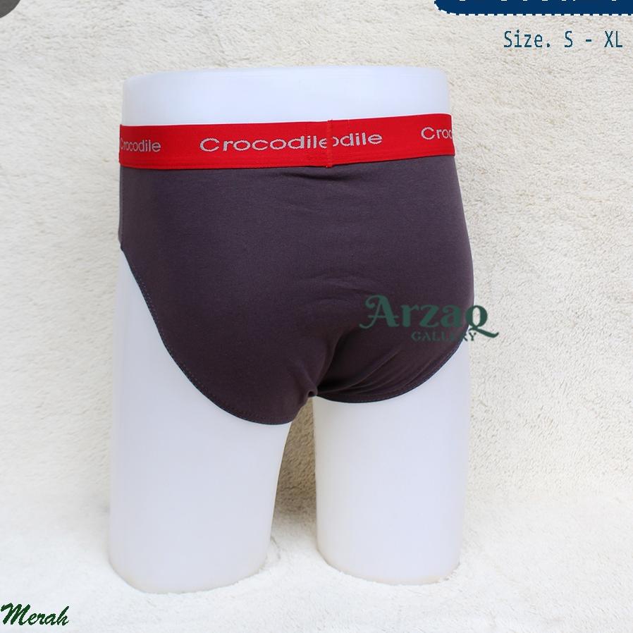 Murah Meriah [ 2 pcs ] Cd crocodile MERAH  / CD Karet Boxer /  Celana Dalam Pria Dewasa / Sempak Pri