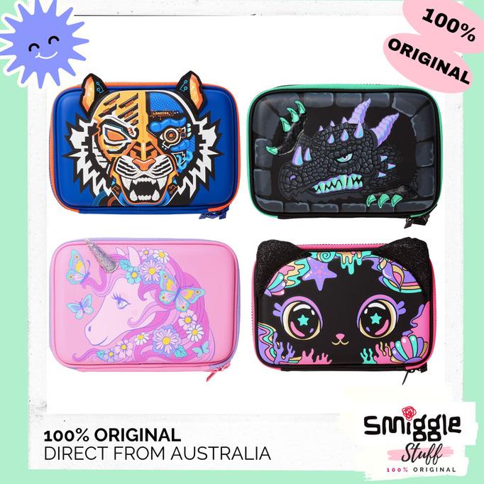 

Original SMIGGLE Hardtop Double Up Pencil Case - Tempat Pensil Hardtop