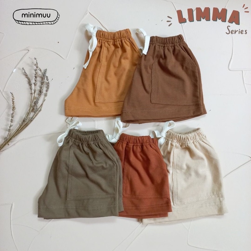 Minimuu LIMMA Series Kaos Celana Pendek Anak 0-7thn