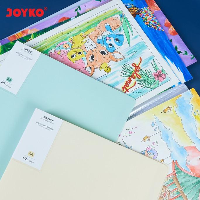 

Joyko Document Keeper A4 F4 Clear Holder Pastel Map Dokumen Album