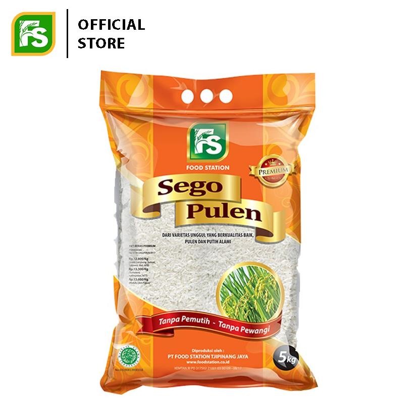 

[BAYAR DITEMPAT] Food Station - Beras Sego Pulen 5 Kg