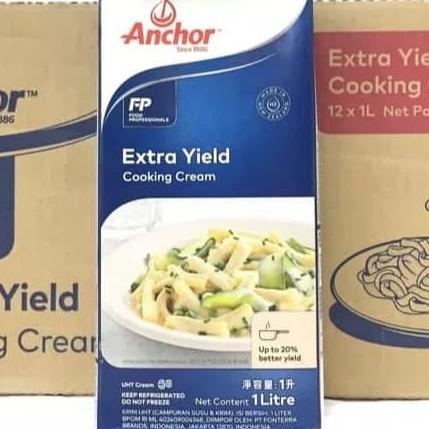 

ANCHOR EXTRA YIELD COOKING CREAM 1Liter Promo TERLARIS TERPERCAYA ORIGINAL