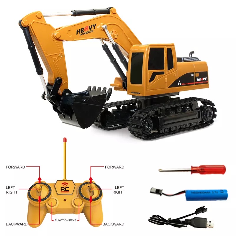 Mobil Beko Excavator Remote Control Rc Truck Car Construction exkavator kobelco Baterai Cas