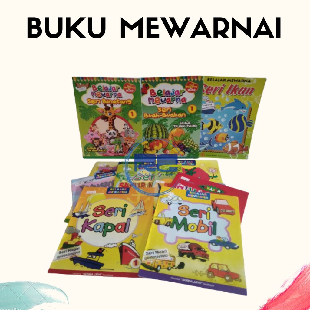 

Buku Mewarnai Anak Buku Mewarnai PAUD / TK Buku Anak TK PAUD Buku Belajar Mewanai
