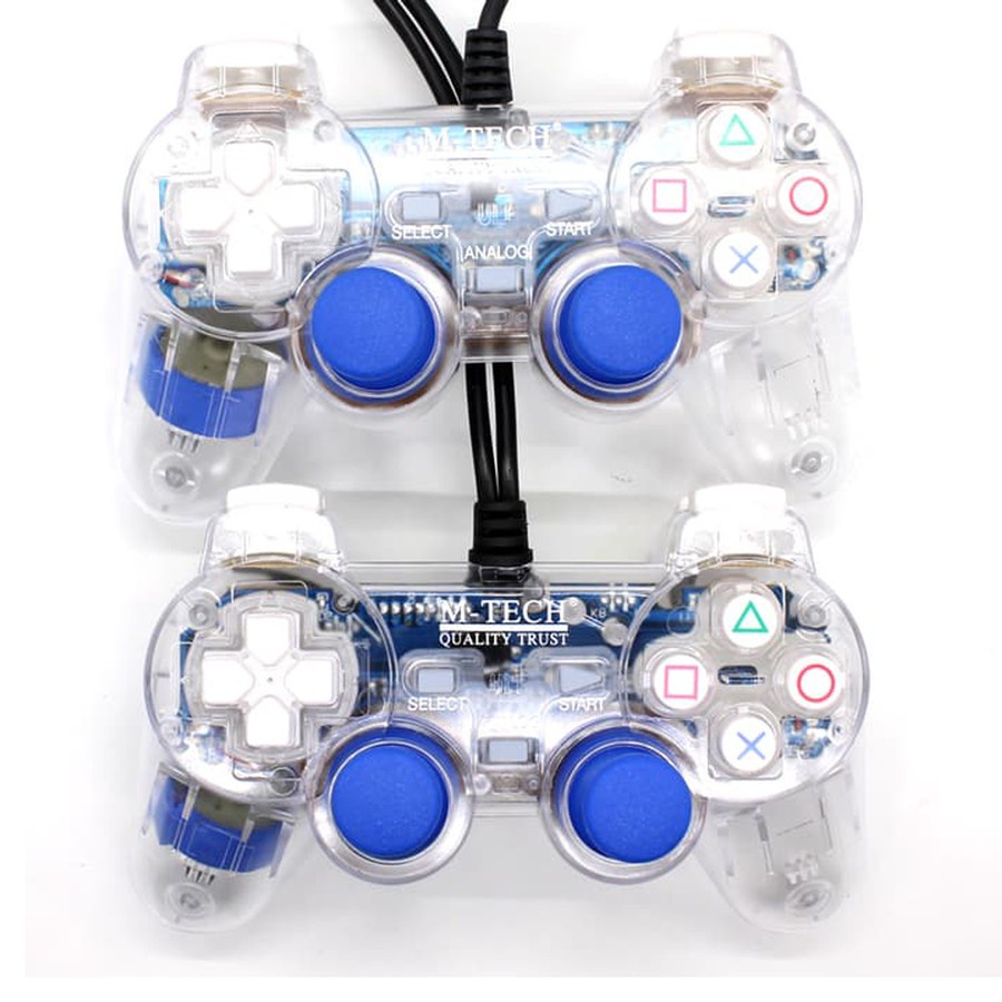 Joystick / Game Pad / Stick PC Laptop Komputer Double Transparan USB