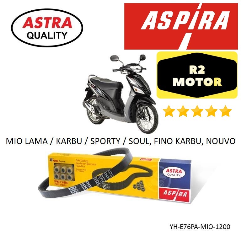 VBELT SET PLUS ROLLER MIO ASPIRA V BELT VAN BELT KIT MIO SPORTY SOUL FINO NOUVO KARBU LAMA OLD