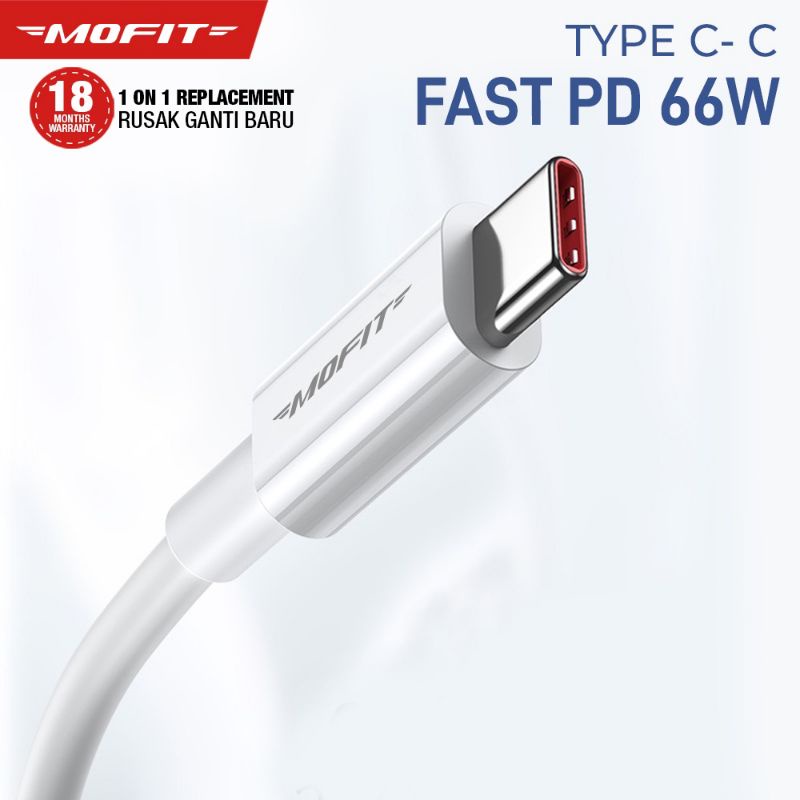 Mofit MC110 Kabel Type-C to Type-C PD 66W