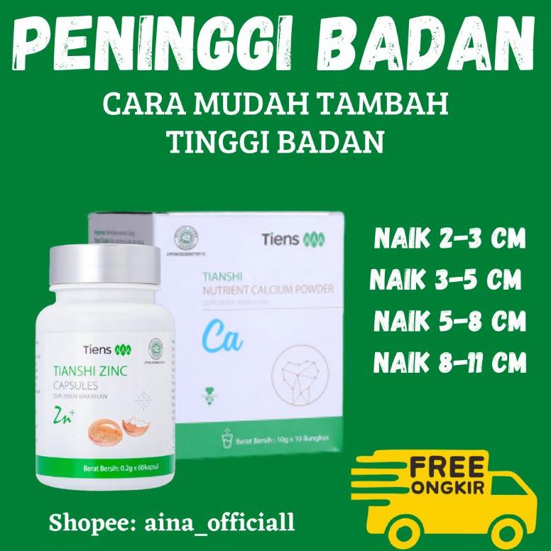 

[BAYAR DITEMPAT] [ ORIGINAL] peket Peninggi Badan Tiens Orginal susu HNCP dan Zinc Capsul