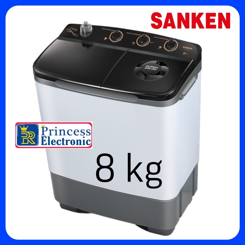 Mesin cuci Sanken 2 Tabung Low watt