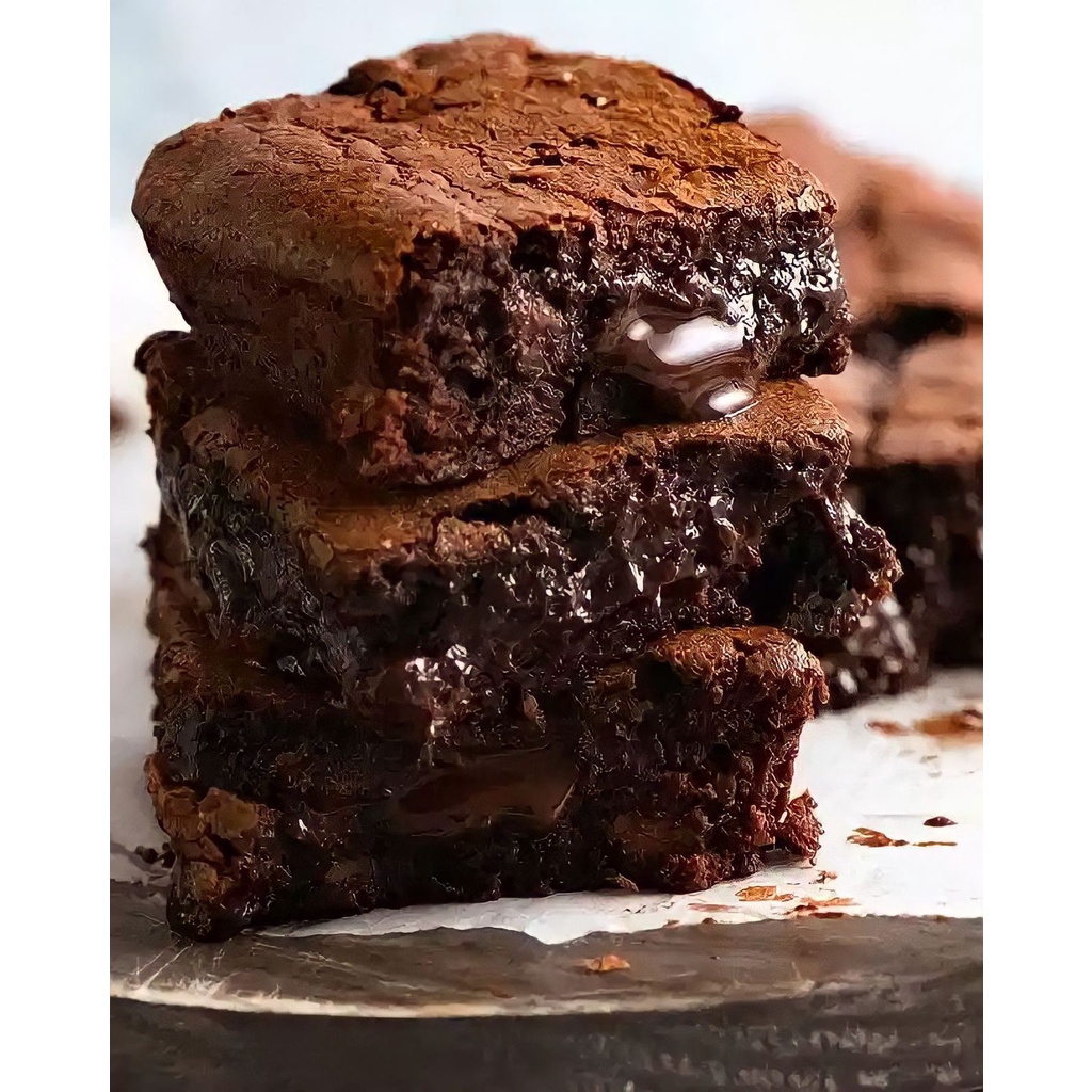 

Na papa Fudgy Brownies Chocomaltine