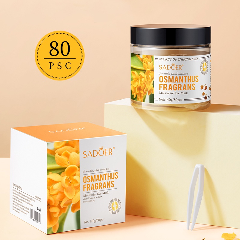 SADOER Osmanthus Moisturizing Eye Mask | Moisturizing | Moisturizing Eye Care | Eye Mask | Masker Mata | BISA COD - MURAH