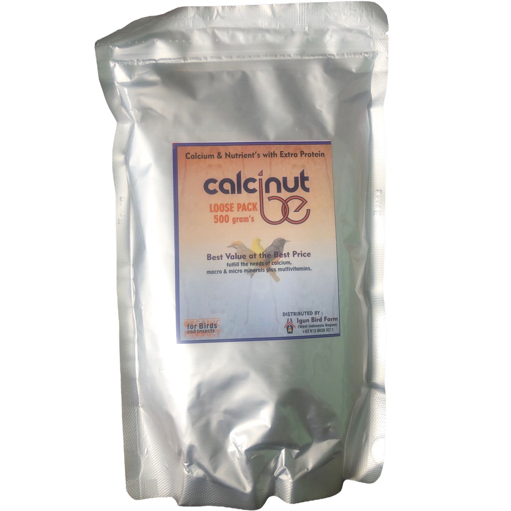 CALCINUT BE BURUNG 550GR KALSIUM BURUNG