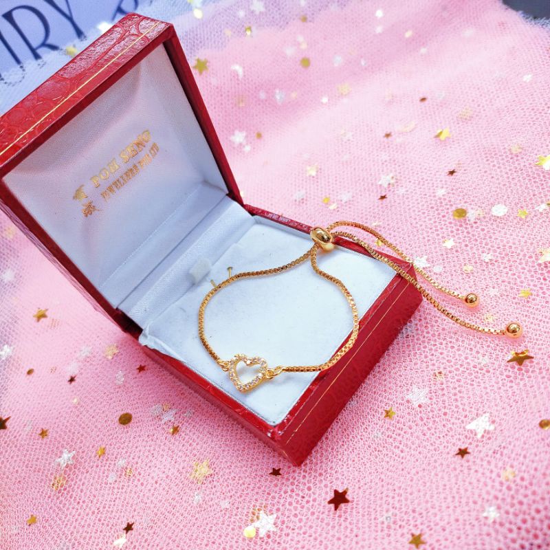 Gelang Tangan Serut Wanita Titanium Anti Karat 4148MD