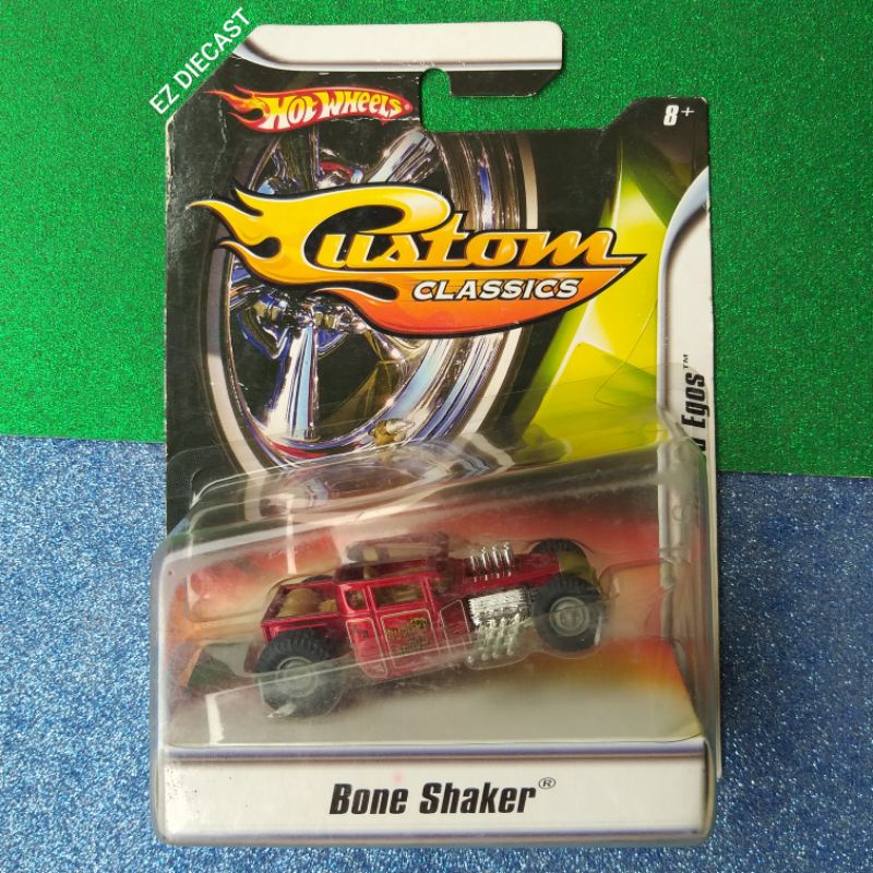 Bone Shaker - Hot Wheels - Custom Classics - merah red