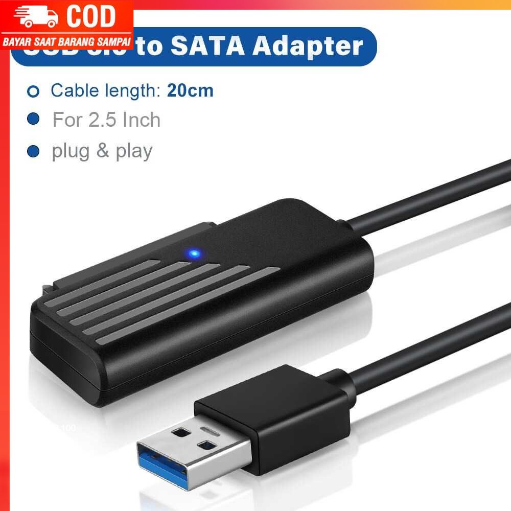 ( 100% BARANG ORI ) Onelesy Kabel Adaptor Hardisk USB 3.0 to SATA 2.5 Inch Support 5G - ONUSB3