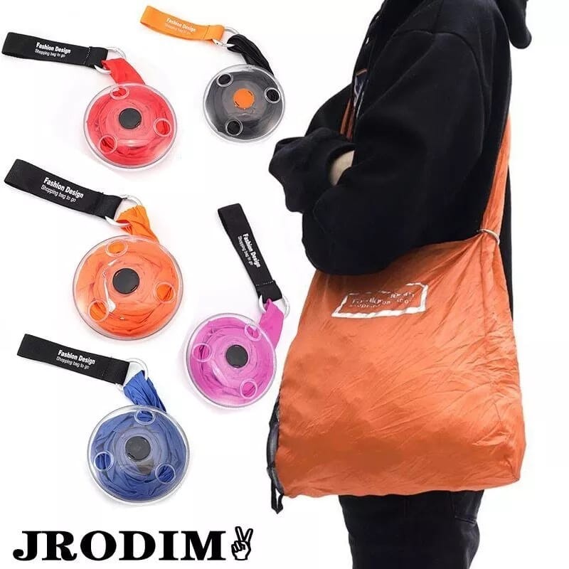 Shopping Bag To Roll Up - Tas Belanja Praktis Unik Bisa Digulung