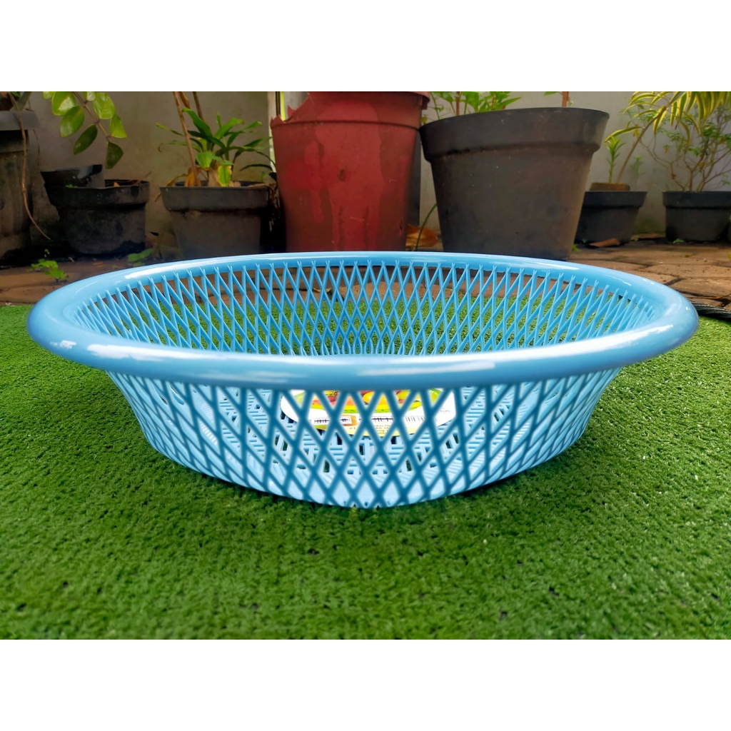 Sunlife sakura basket L / Keranjang serbaguna jumbo / Tempat wadah wakul cuci buah dan sayuran