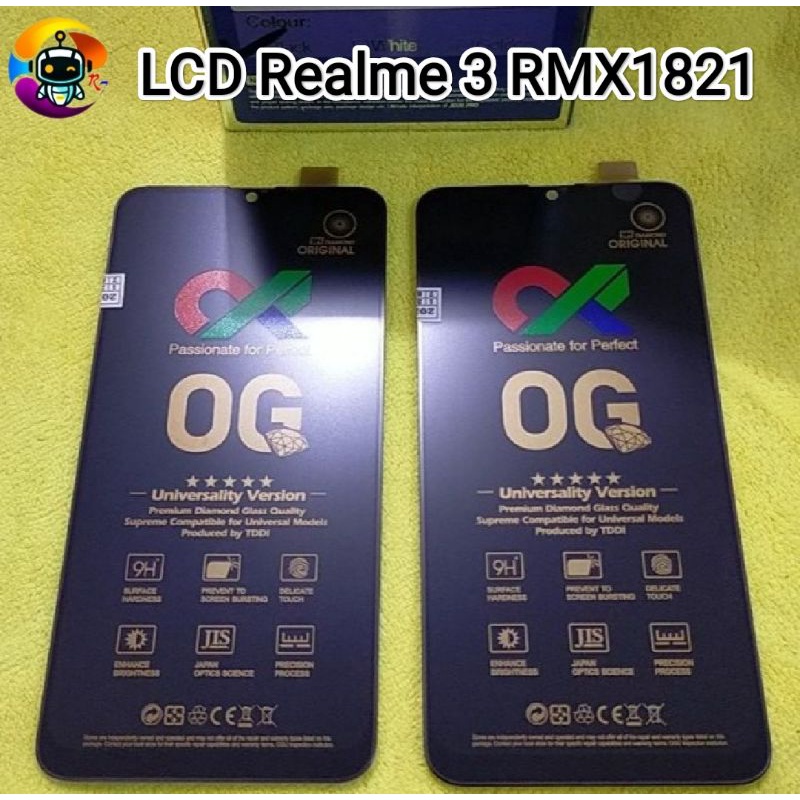 Lcd Realme 3 RMX1821 Black ORG SUPER