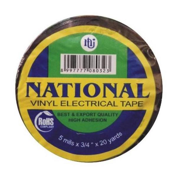 

ㅢ Isolasi Selotip Listrik Kabel Vinyl / Electrical Tape NATIONAL - 3/4" x 20 yard お