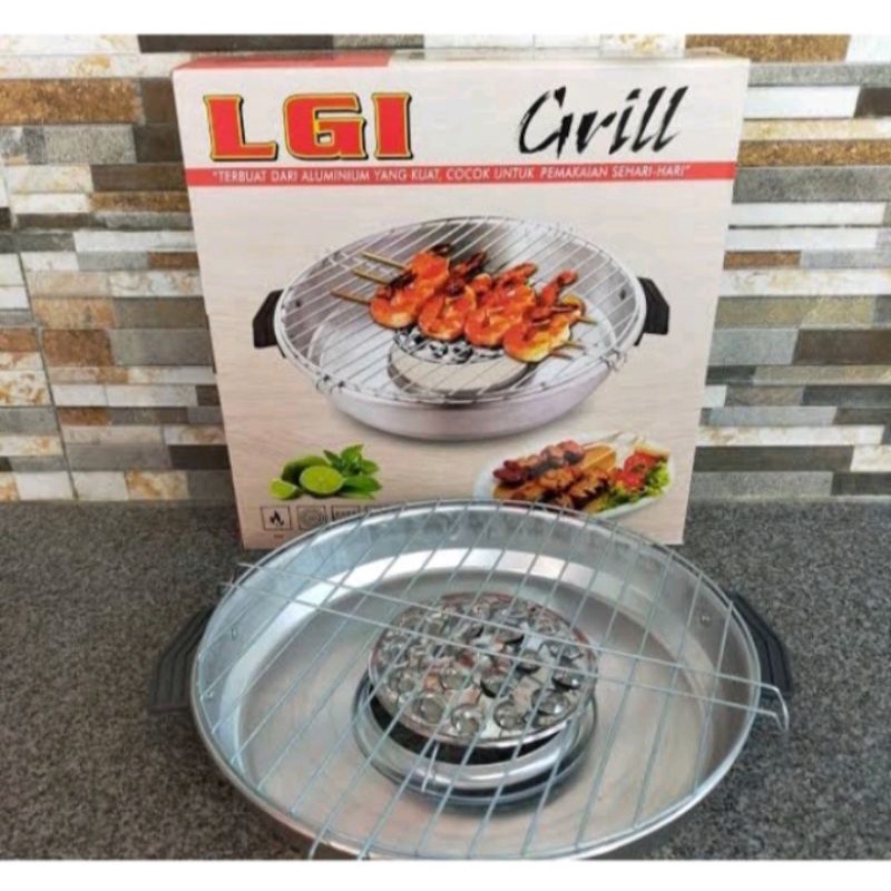 LGI Grill pan alat panggang panggangan murah alat panggang serbaguna