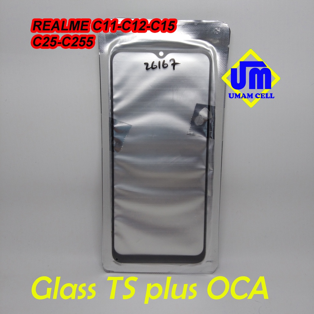 GLASS TS + OCA REALME C11 C12 C15 V3 2020