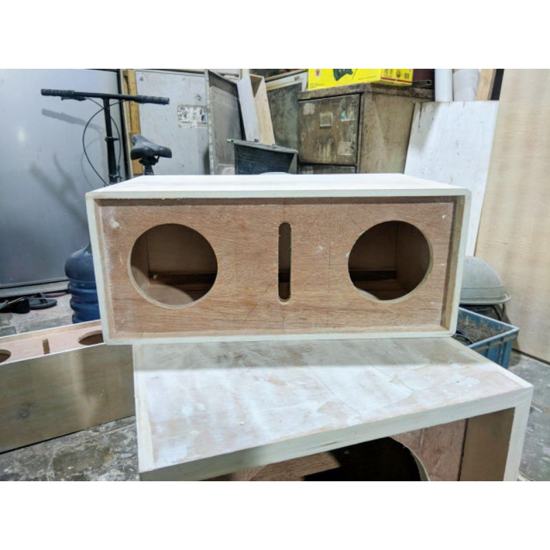 Box Speaker 6 inch atau 5 inch double bass reflex