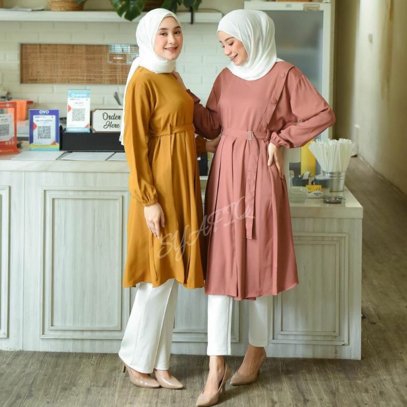 Baju muslimah Arumi Tunik Baju Muslimah Terbaru kekinian baju muslimah perempuan