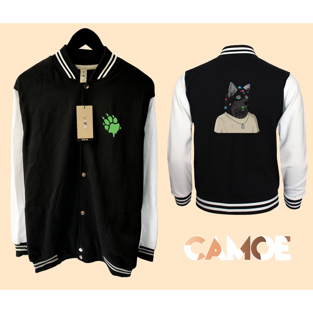 jaket varsity baseball prmeium desain NFT mutant shiba club